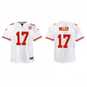 Youth Kansas City Chiefs Anthony Miller White Game Jersey