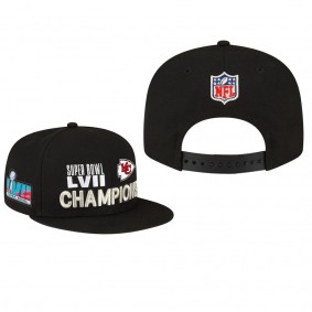 Kansas City Chiefs Black Super Bowl LVII Champions Parade Hat