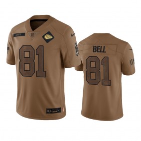 Kansas City Chiefs Blake Bell Brown 2023 Salute To Service Limited Jersey