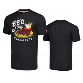 Kansas City Chiefs Charcoal Guy Fieri's Flavortown Tri-Blend T-Shirt