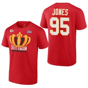 Kansas City Chiefs Chris Jones Red Super Bowl LVII Champions Last Standing T-Shirt