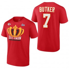 Kansas City Chiefs Harrison Butker Red Super Bowl LVII Champions Last Standing T-Shirt