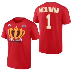 Kansas City Chiefs Jerick McKinnon Red Super Bowl LVII Champions Last Standing T-Shirt