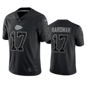 Kansas City Chiefs Mecole Hardman Black Reflective Limited Jersey