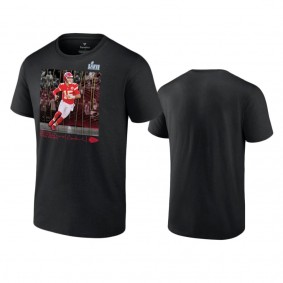 Kansas City Chiefs Patrick Mahomes Black Super Bowl LVII Champions MVP Crucial T-Shirt