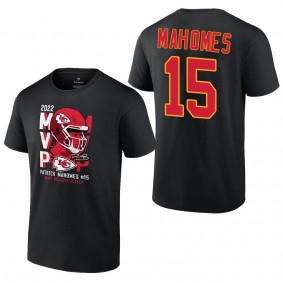 Kansas City Chiefs Patrick Mahomes Black Super Bowl LVII Champions MVP T-Shirt