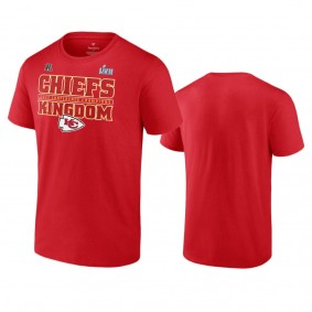 Kansas City Chiefs Red 2022 AFC Champions Team Slogan T-Shirt