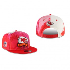 Kansas City Chiefs Red 2022 Sideline 9FIFTY Ink Dye Snapback Hat