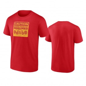 Kansas City Chiefs Red Open Receiver T-Shirt