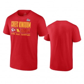 Kansas City Chiefs Red Super Bowl LVII Champions Slot Receiver T-Shirt