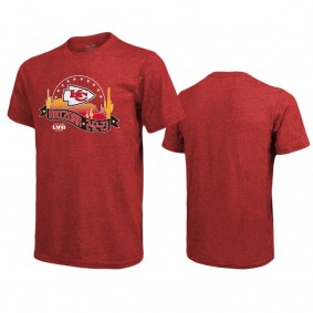 Kansas City Chiefs Red Super Bowl LVII Desert T-Shirt