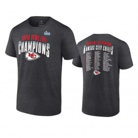Men's Kansas City Chiefs Charcoal Super Bowl LVII Champions Made The Cut T-Shirt