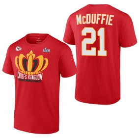 Kansas City Chiefs Trent McDuffie Red Super Bowl LVII Champions Last Standing T-Shirt