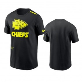 Men's Kansas City Chiefs Black Volt T-Shirt