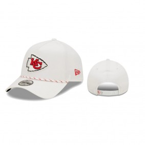 Kansas City Chiefs White Murray A-Frame Golfer 9FORTY Snapback Hat