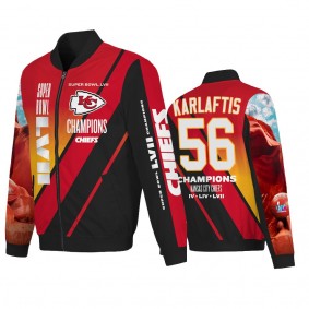 Kansas City Chiefs George Karlaftis Red Super Bowl LVII Champions Jacket