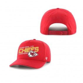Men's Kansas City Chiefs Red Super Bowl LVIII Champions Hitch Adjustable Hat