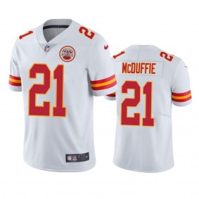 Kansas City Chiefs Trent McDuffie White 2022 NFL Draft Vapor Limited Jersey