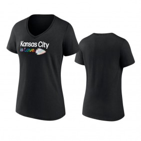 Women's Kansas City Chiefs Black City Pride T-Shirt