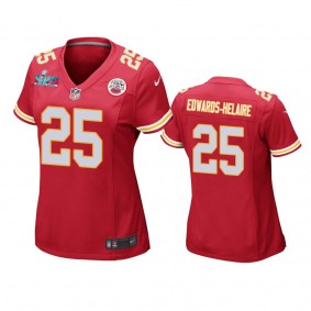 Women's Kansas City Chiefs Clyde Edwards-Helaire Red Super Bowl LVII Game Jersey