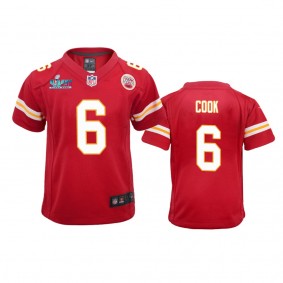 Youth Chiefs Bryan Cook Red Super Bowl LVII Game Jersey