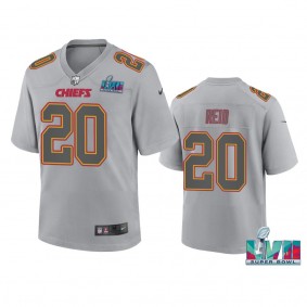 Youth Chiefs Justin Reid Gray Super Bowl LVII Atmosphere Jersey
