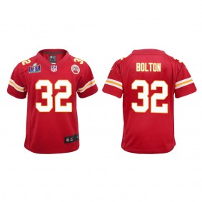 Youth Nick Bolton Kansas City Chiefs Red Super Bowl LVIII Game Jersey