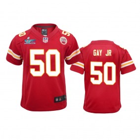 Youth Chiefs Willie Gay Jr. Red Super Bowl LVII Game Jersey