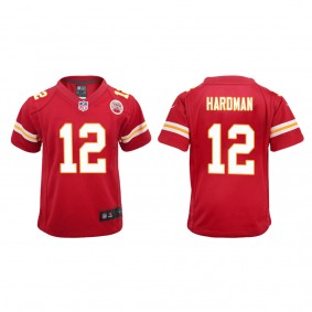Youth Kansas City Chiefs Mecole Hardman Red Game Jersey