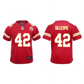 Youth Kansas City Chiefs Tyree Gillespie Red Game Jersey